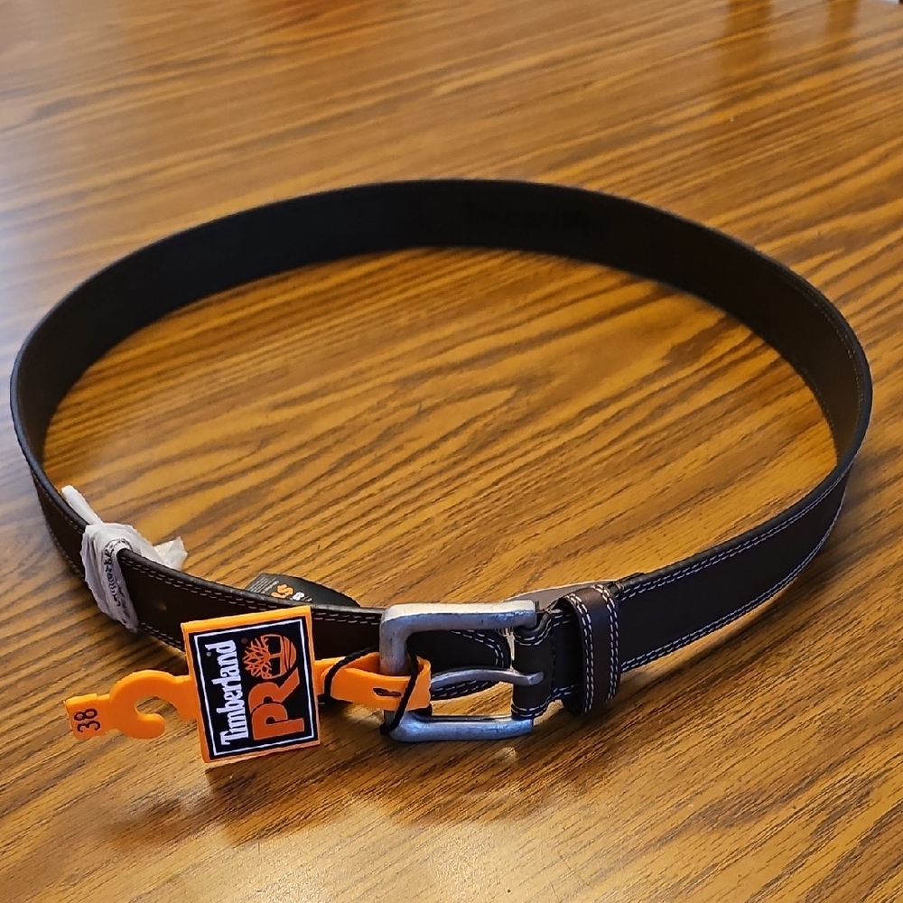 Timberland PRO Black Leather Belt